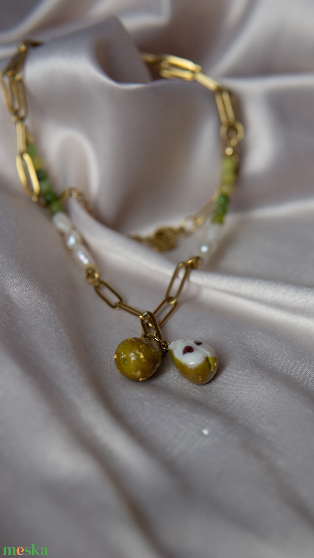 Körtés nemesacél nyaklánc - ékszer - nyaklánc - gyöngyös nyaklánc - Meska.hu Körtés nemesacél nyaklánc - ékszer - nyaklánc - gyöngyös nyaklánc - Meska.hu