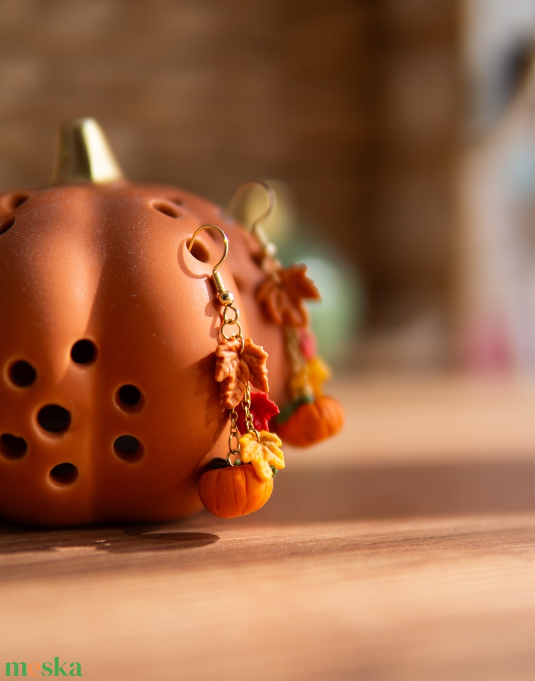 Őszi tökös fülbevaló - ékszer - fülbevaló - lógó fülbevaló - Meska.hu Őszi tökös fülbevaló - ékszer - fülbevaló - lógó fülbevaló - Meska.hu