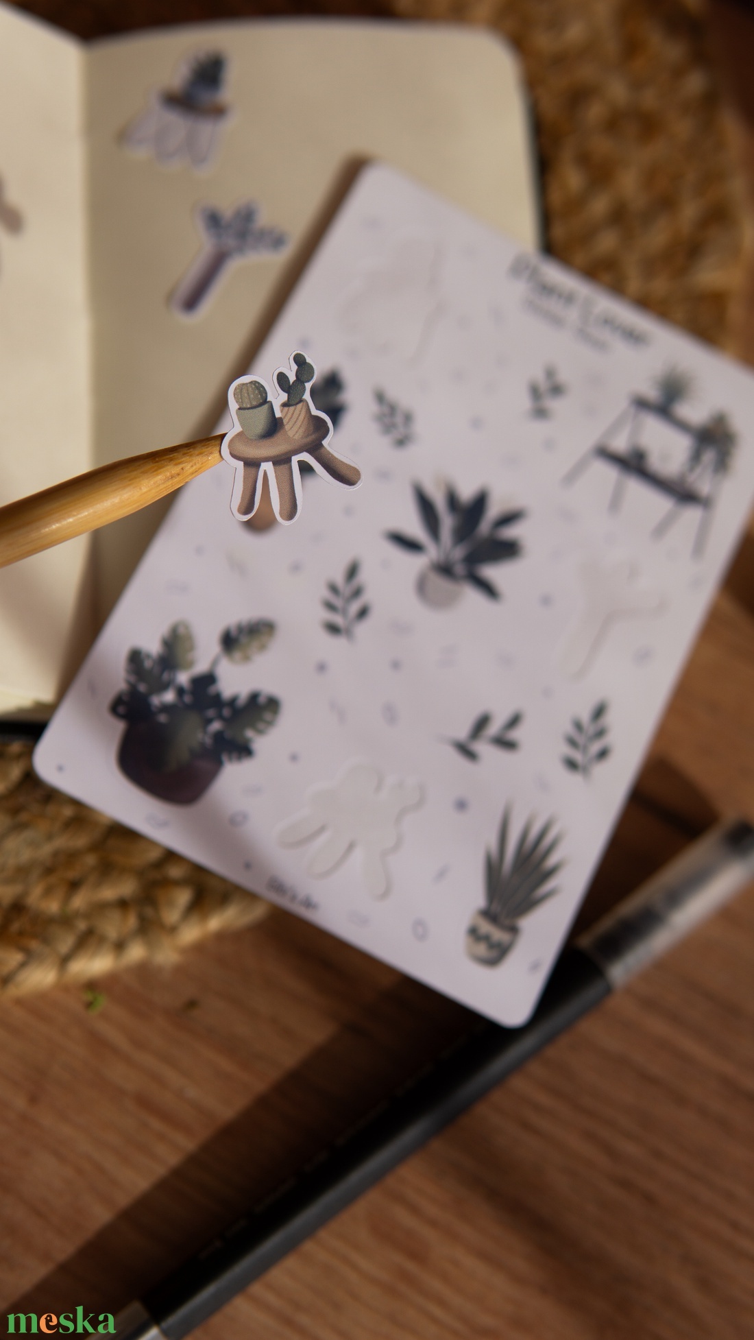 Plant lover - matricaív - otthon & életmód - papír, írószer - matrica, matrica csomag - Meska.hu