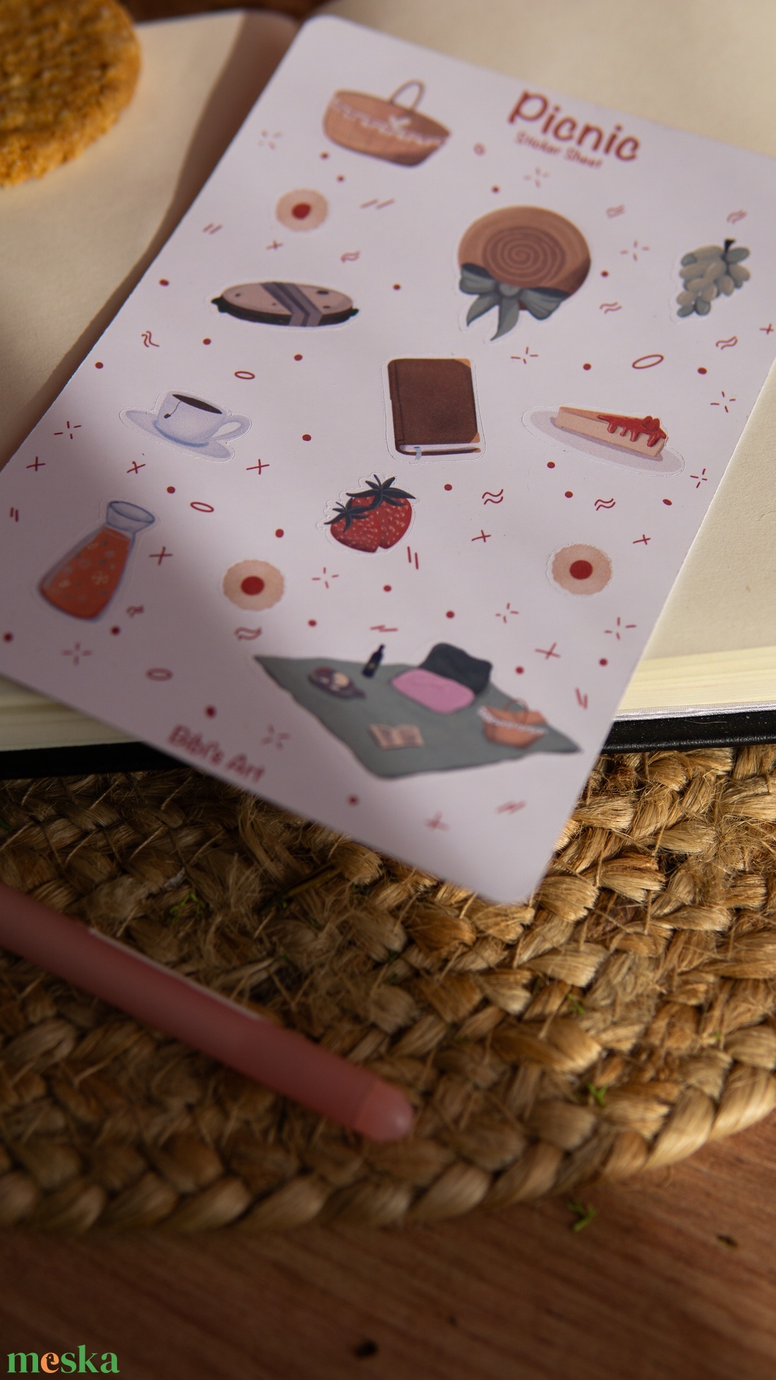 Picnic - matricaív - otthon & életmód - papír, írószer - matrica, matrica csomag - Meska.hu Picnic - matricaív - otthon & életmód - papír, írószer - matrica, matrica csomag - Meska.hu