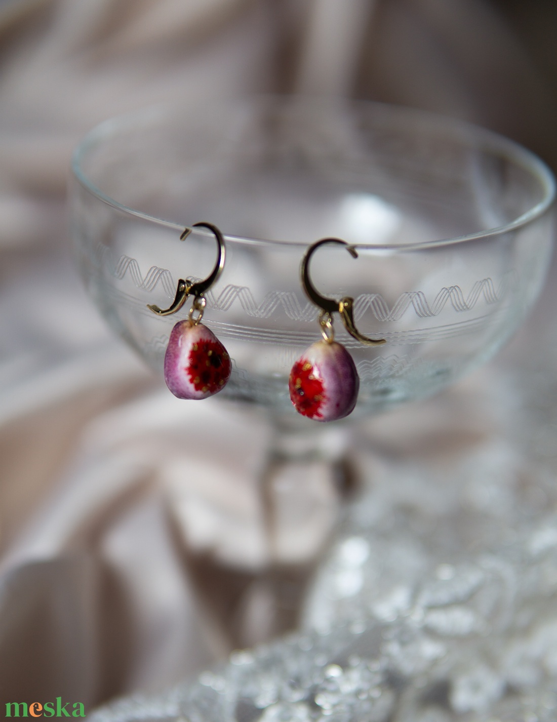 Füge fülbevaló - ékszer - fülbevaló - lógó fülbevaló - Meska.hu Füge fülbevaló - ékszer - fülbevaló - lógó fülbevaló - Meska.hu