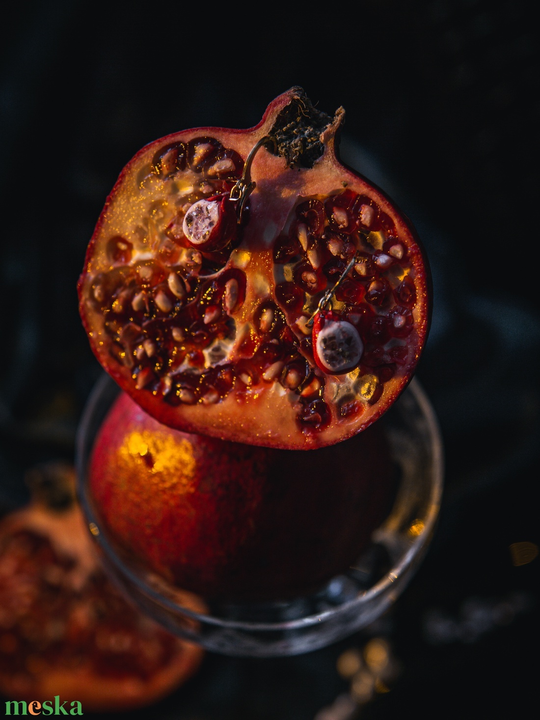 Gránátalma fülbevaló - ékszer - fülbevaló - lógó fülbevaló - Meska.hu Gránátalma fülbevaló - ékszer - fülbevaló - lógó fülbevaló - Meska.hu