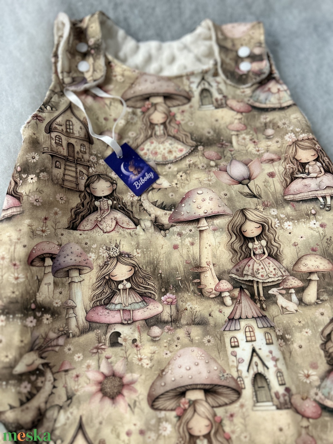 Téli tipegő hálózsák királylány - baba - mama - babaruházat - tipegőhálózsák - Meska.hu