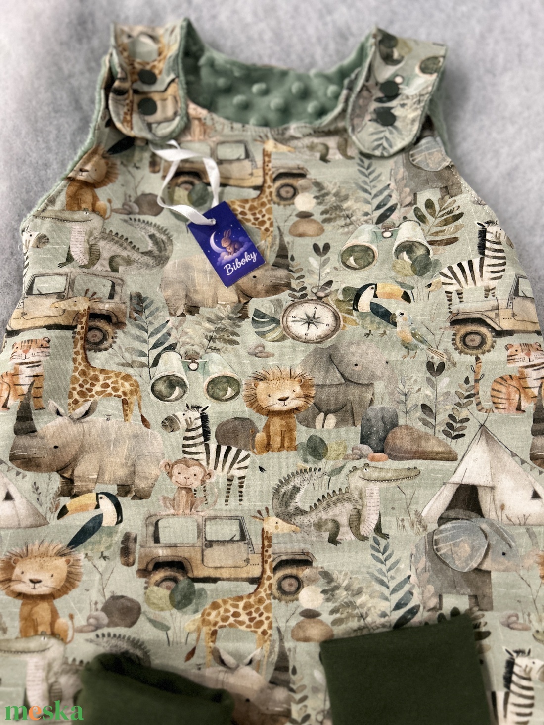 Téli tipegő hálózsák szafari - baba - mama - babaruházat - tipegőhálózsák - Meska.hu