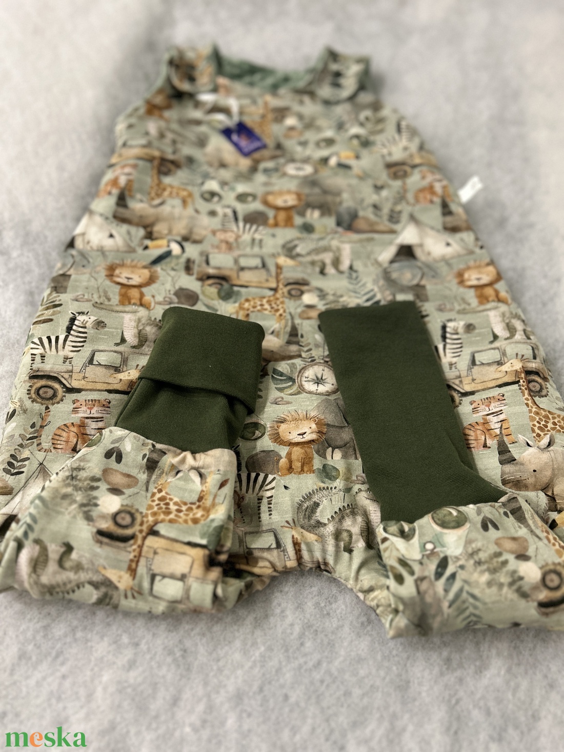 Téli tipegő hálózsák szafari - baba - mama - babaruházat - tipegőhálózsák - Meska.hu