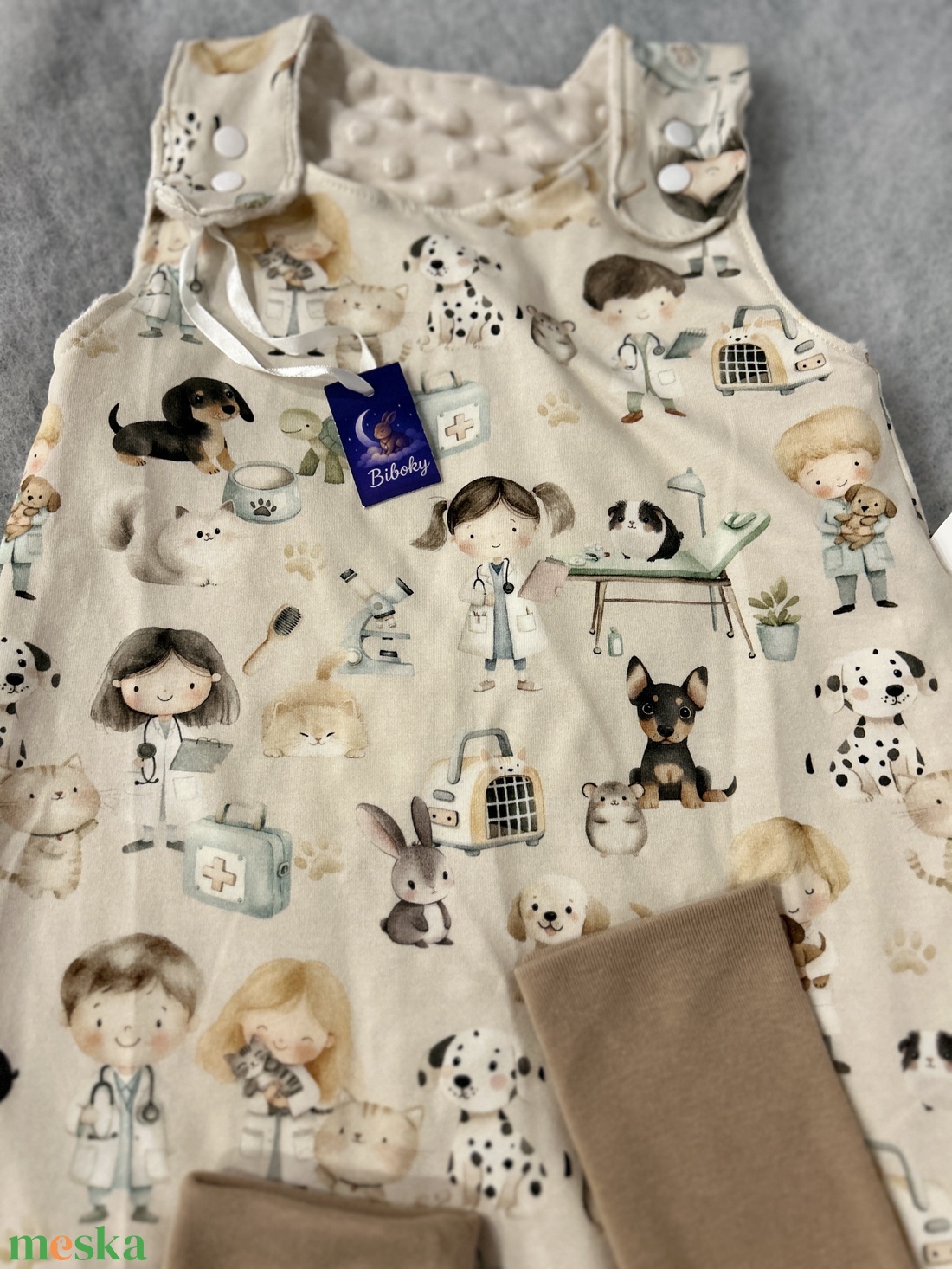 Téli tipegő hálózsák állatorvos - baba - mama - babaruházat - tipegőhálózsák - Meska.hu