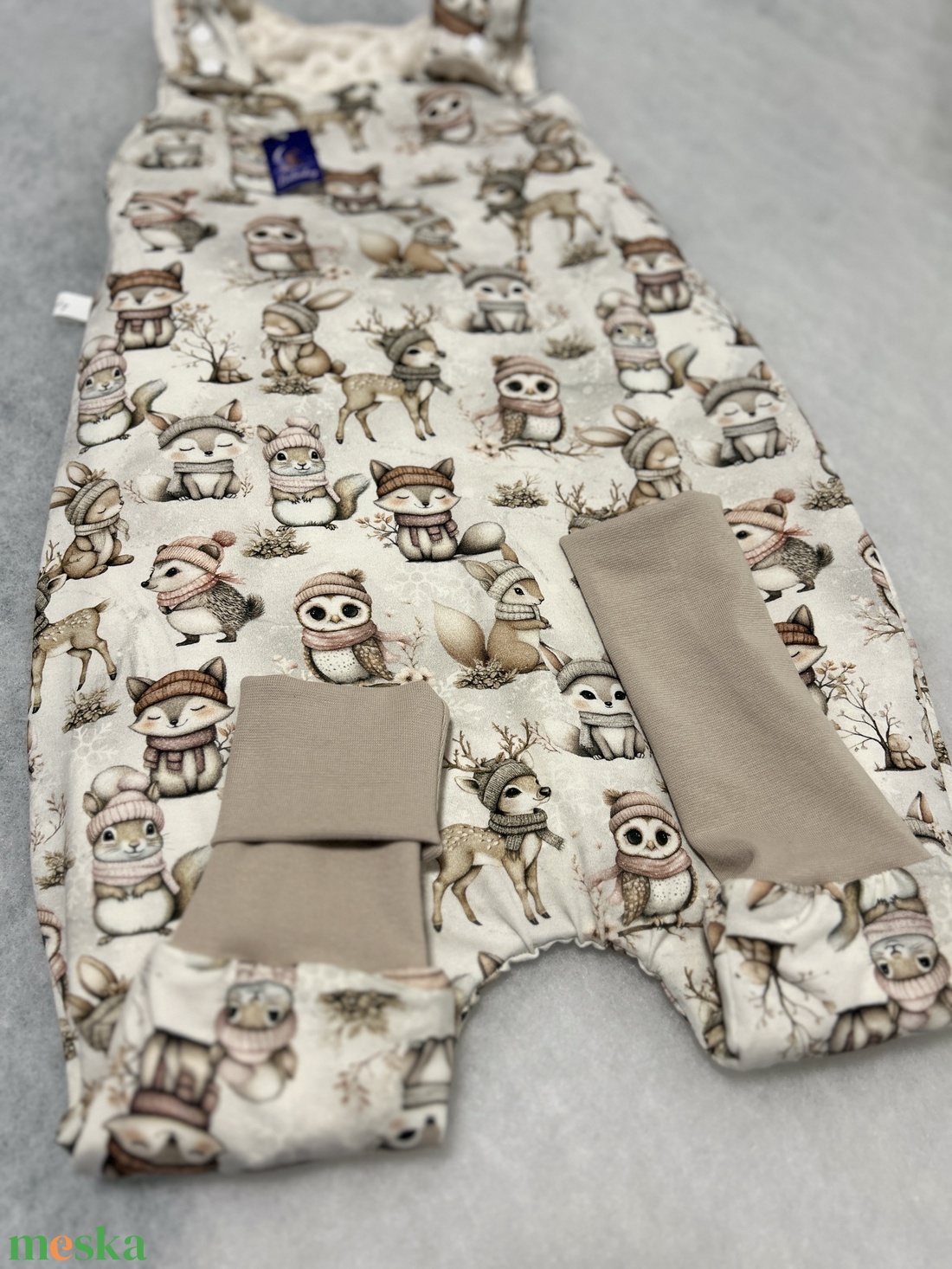 Téli tipegő hálózsák téli állatok - baba - mama - babaruházat - tipegőhálózsák - Meska.hu