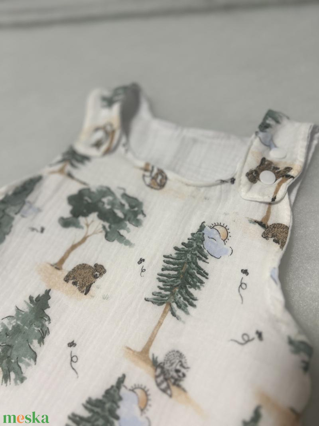 Nyári tipegő hálózsák erdő - baba - mama - babaruházat - tipegőhálózsák - Meska.hu