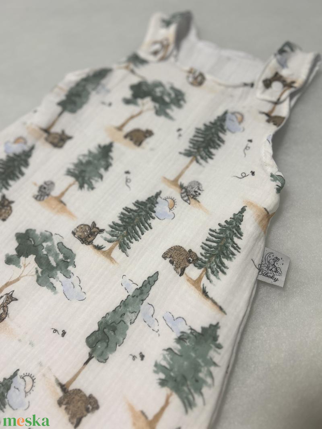 Nyári tipegő hálózsák erdő - baba - mama - babaruházat - tipegőhálózsák - Meska.hu