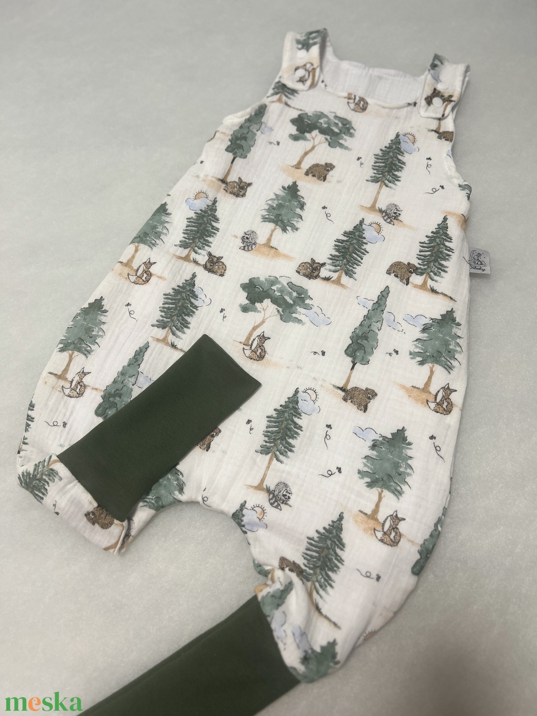 Nyári tipegő hálózsák erdő - baba - mama - babaruházat - tipegőhálózsák - Meska.hu