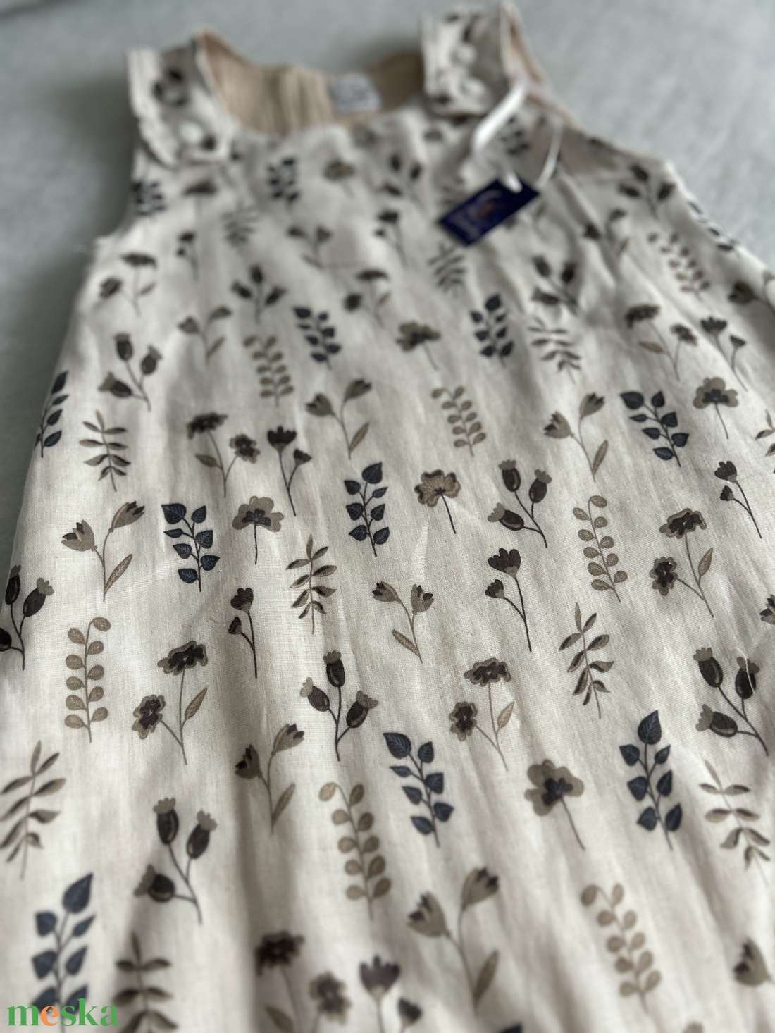 Nyári tipegő hálózsák apró virágok - baba - mama - babaruházat - tipegőhálózsák - Meska.hu