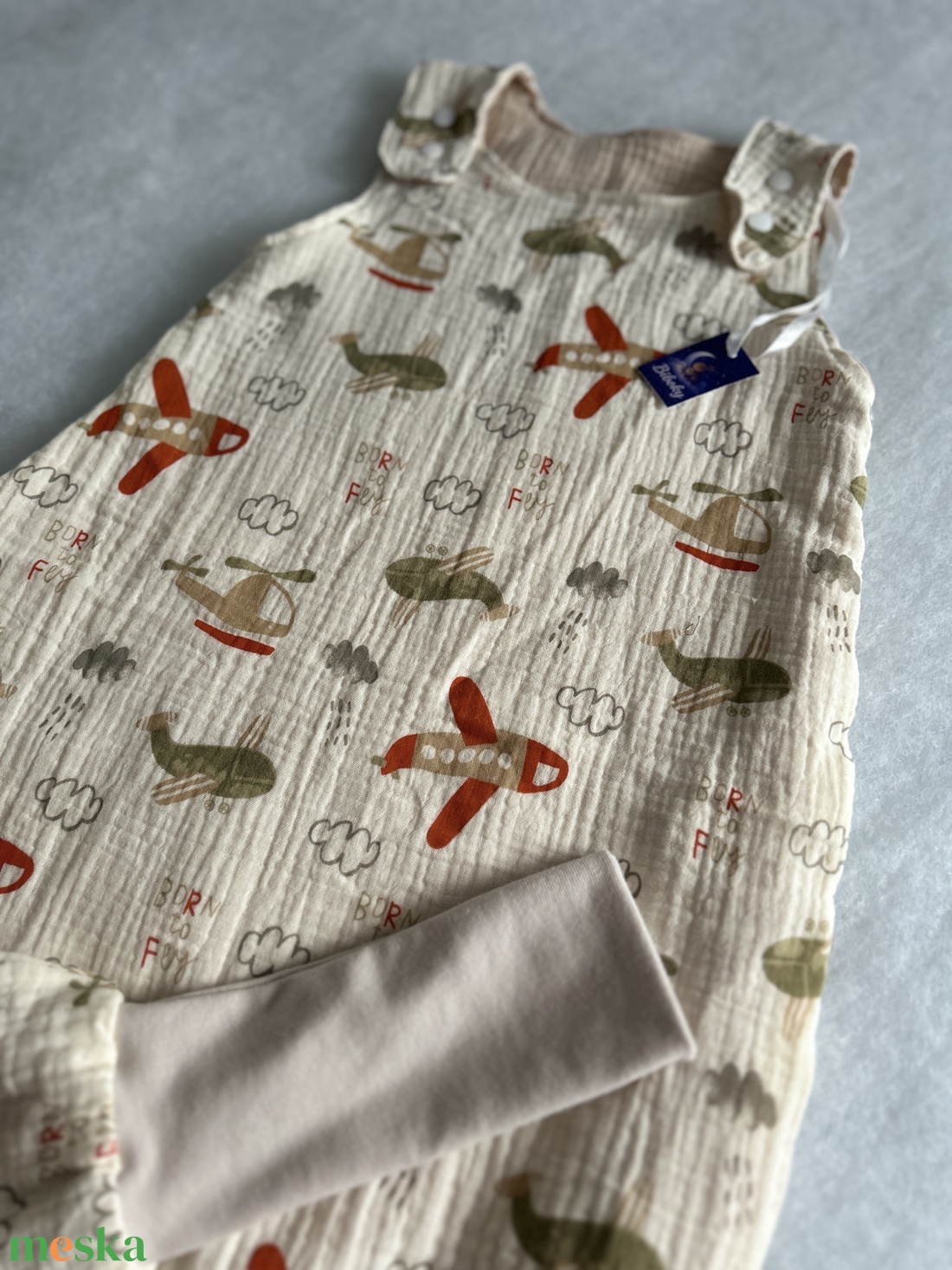 Nyári tipegő hálózsák repülő - baba - mama - babaruházat - tipegőhálózsák - Meska.hu