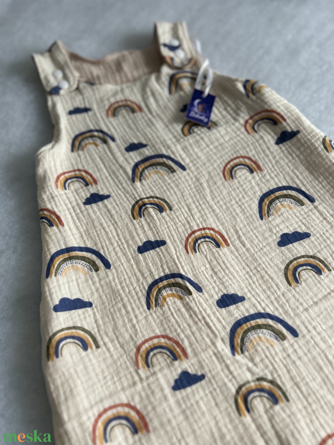 Nyári tipegő hálózsák szivárvány - baba - mama - babaruházat - tipegőhálózsák - Meska.hu