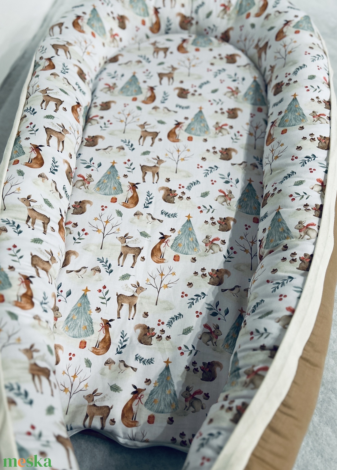 Babafészek erdei állatok - baba - mama - baba ágynemű - babafészek - Meska.hu