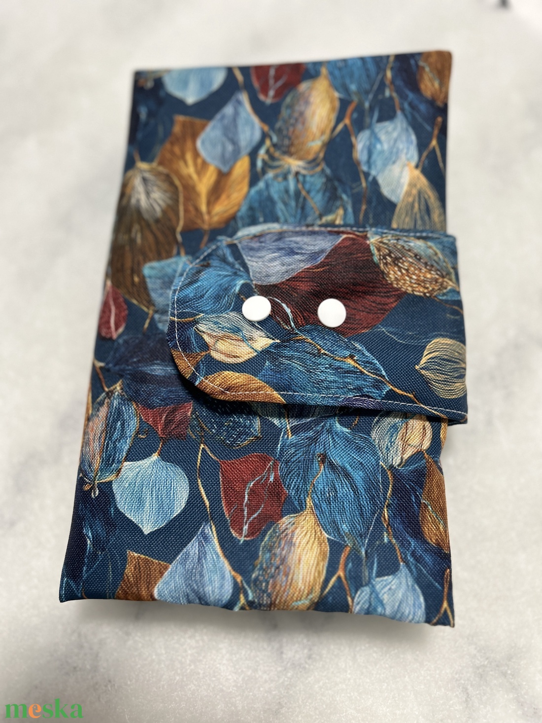 Pelenkázó neszesszer levelek - baba - mama - pelenkázó, babafürdető kellékek - pelenkázó neszeszer, pelenkatartó - Meska.hu