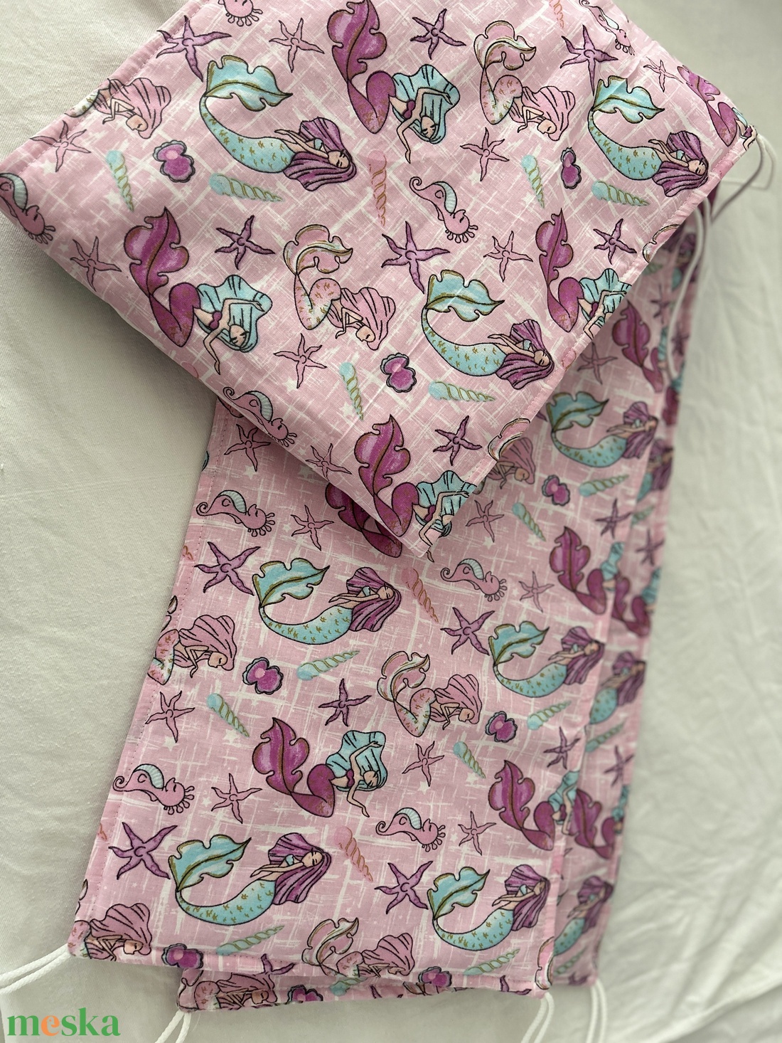 Rácsvédő sellő - baba - mama - baba ágynemű - rácsvédő & baldachin - Meska.hu