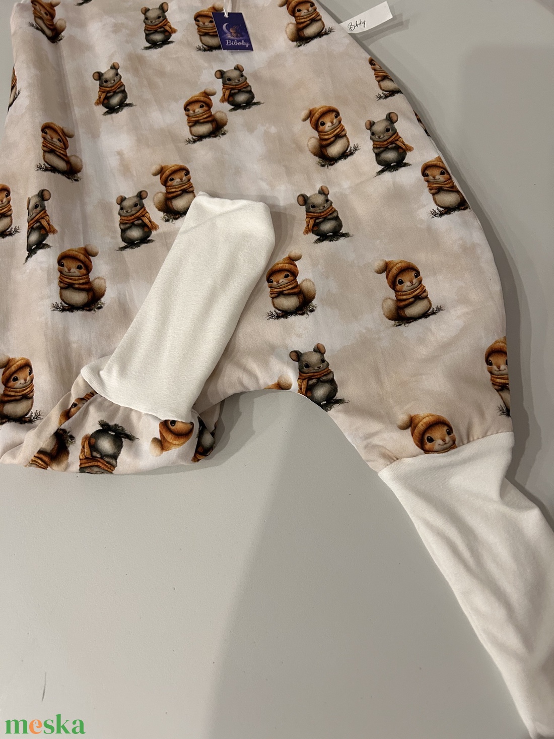 Téli tipegő hálózsák mókus - baba - mama - babaruházat - tipegőhálózsák - Meska.hu