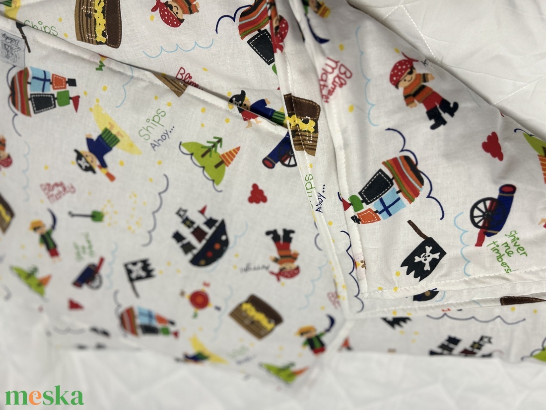 Takaró és párna szett lego kalóz - baba - mama - baba ágynemű - szett kiságyba - Meska.hu