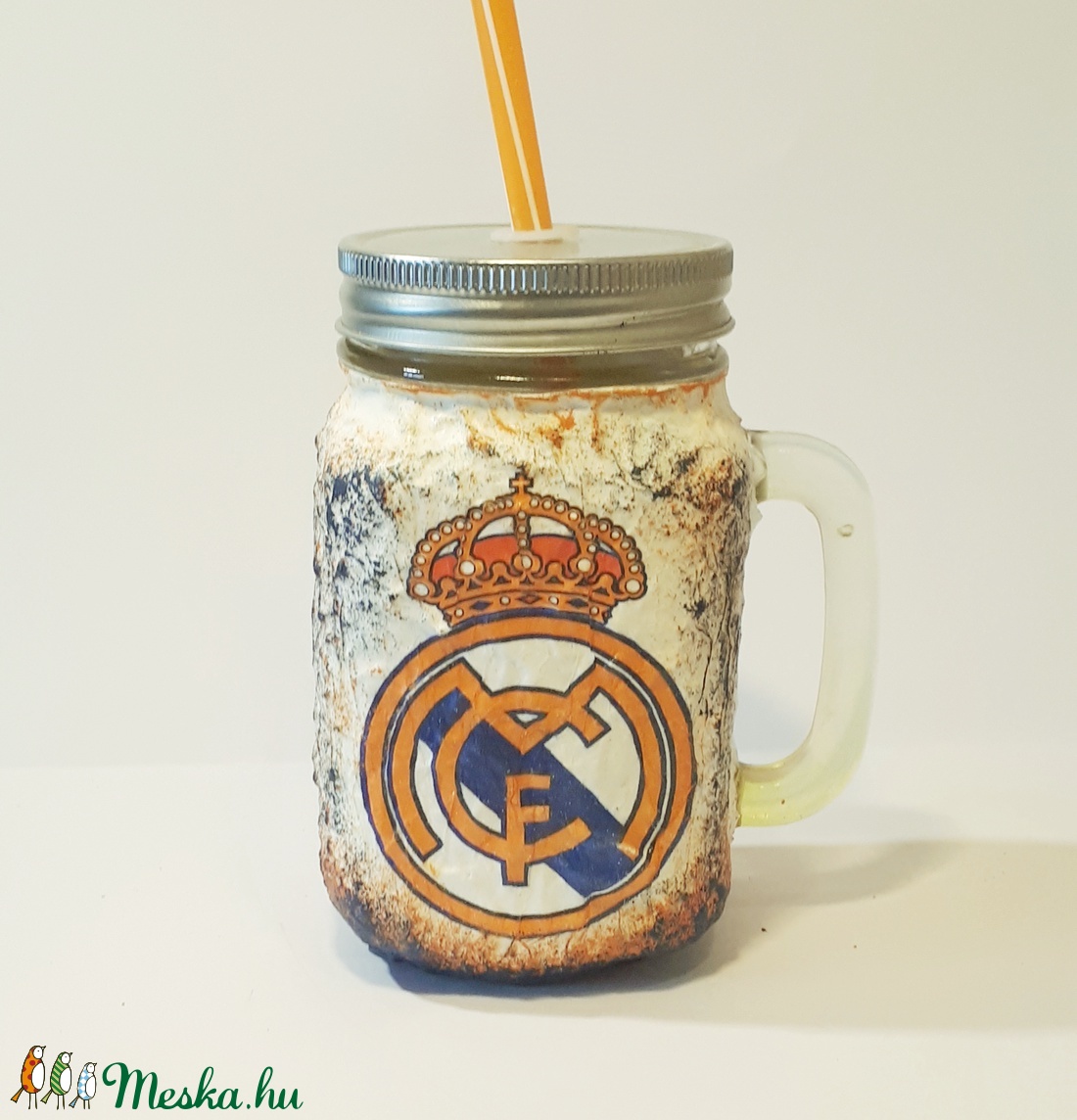 Real Madrid foci rajongói sörös korsó vagy szívószálas üveg kettő az egyben - otthon & lakás - dekoráció - díszüveg - Meska.hu Real Madrid foci rajongói sörös korsó vagy szívószálas üveg kettő az egyben - otthon & lakás - dekoráció - díszüveg - Meska.hu