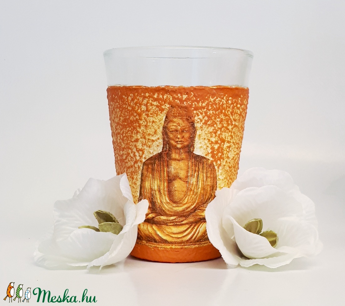Arany Buddha vizes pohár, üdítős pohár spirituális ajándék - otthon & lakás - konyhafelszerelés - pohár - Meska.hu Arany Buddha vizes pohár, üdítős pohár spirituális ajándék - otthon & lakás - konyhafelszerelés - pohár - Meska.hu