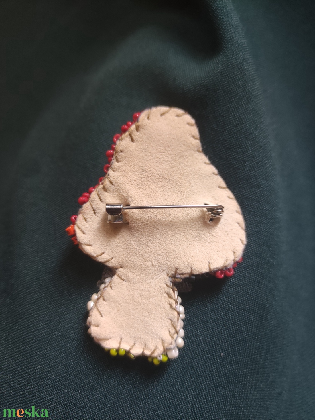 Gomba kitűző - ékszer - kitűző és bross - Meska.hu