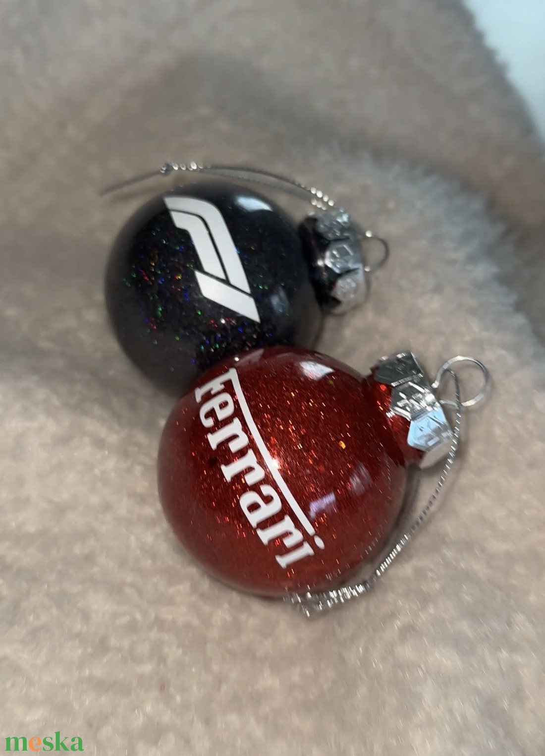 F1 Ferrari karácsonyfadíszek - karácsony - karácsonyi lakásdekoráció - karácsonyfadíszek - Meska.hu