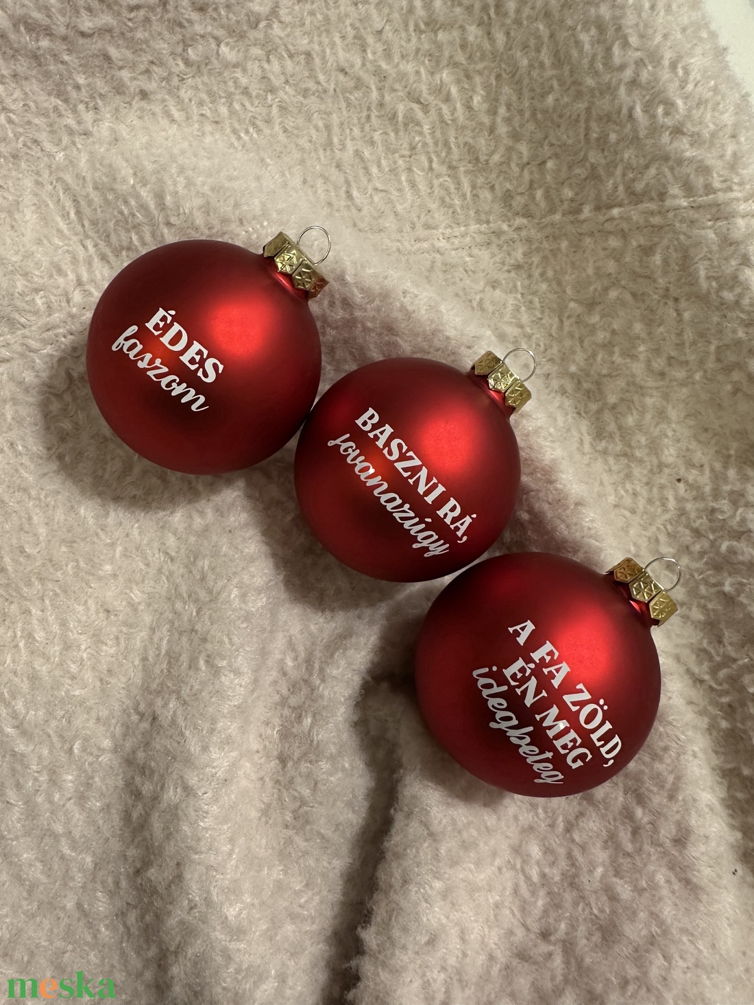 Vicces karácsonyfadíszek - karácsony - karácsonyi lakásdekoráció - karácsonyfadíszek - Meska.hu