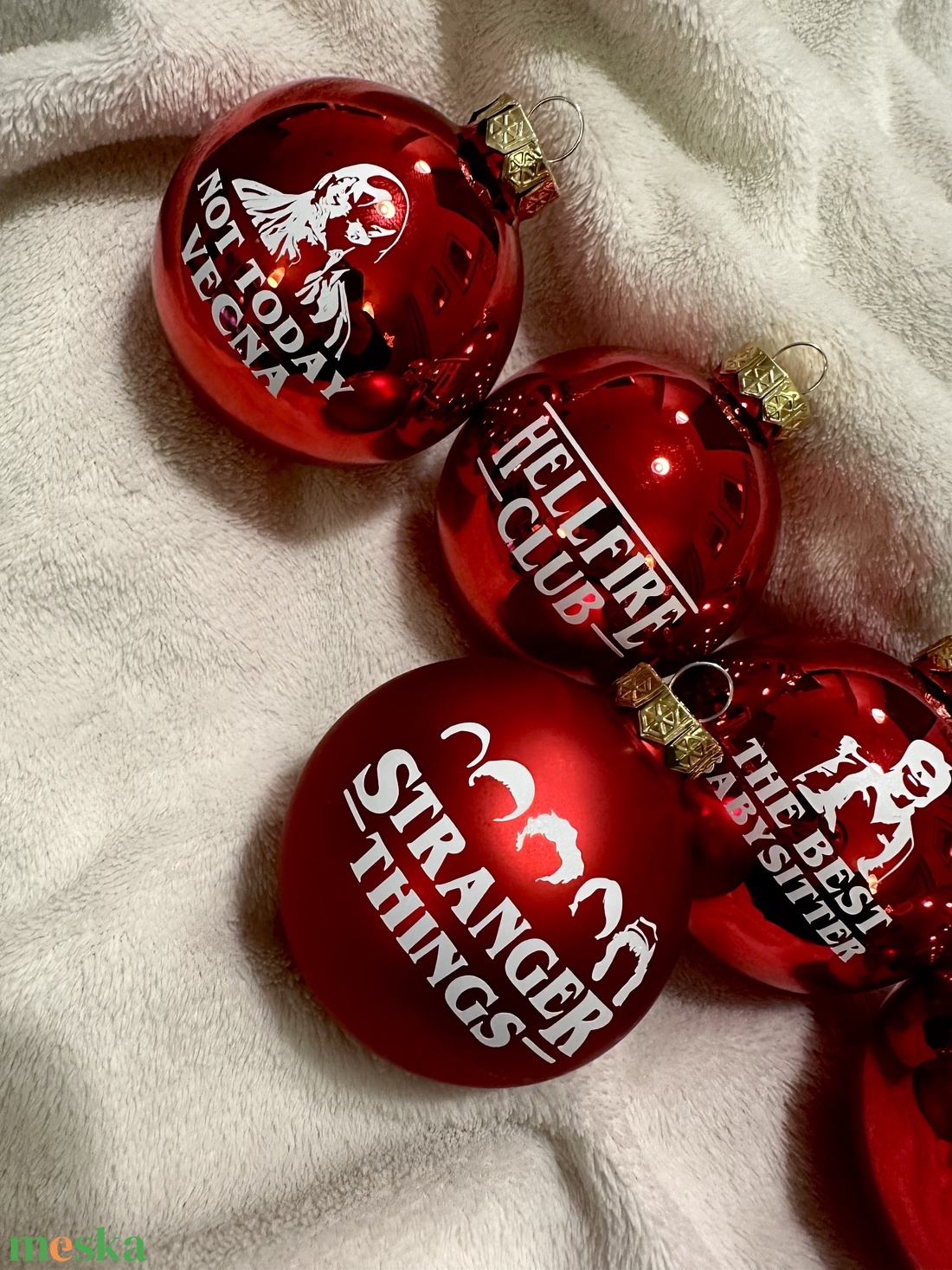 Stranger Things karácsonyfadíszek - karácsony - karácsonyi lakásdekoráció - karácsonyfadíszek - Meska.hu