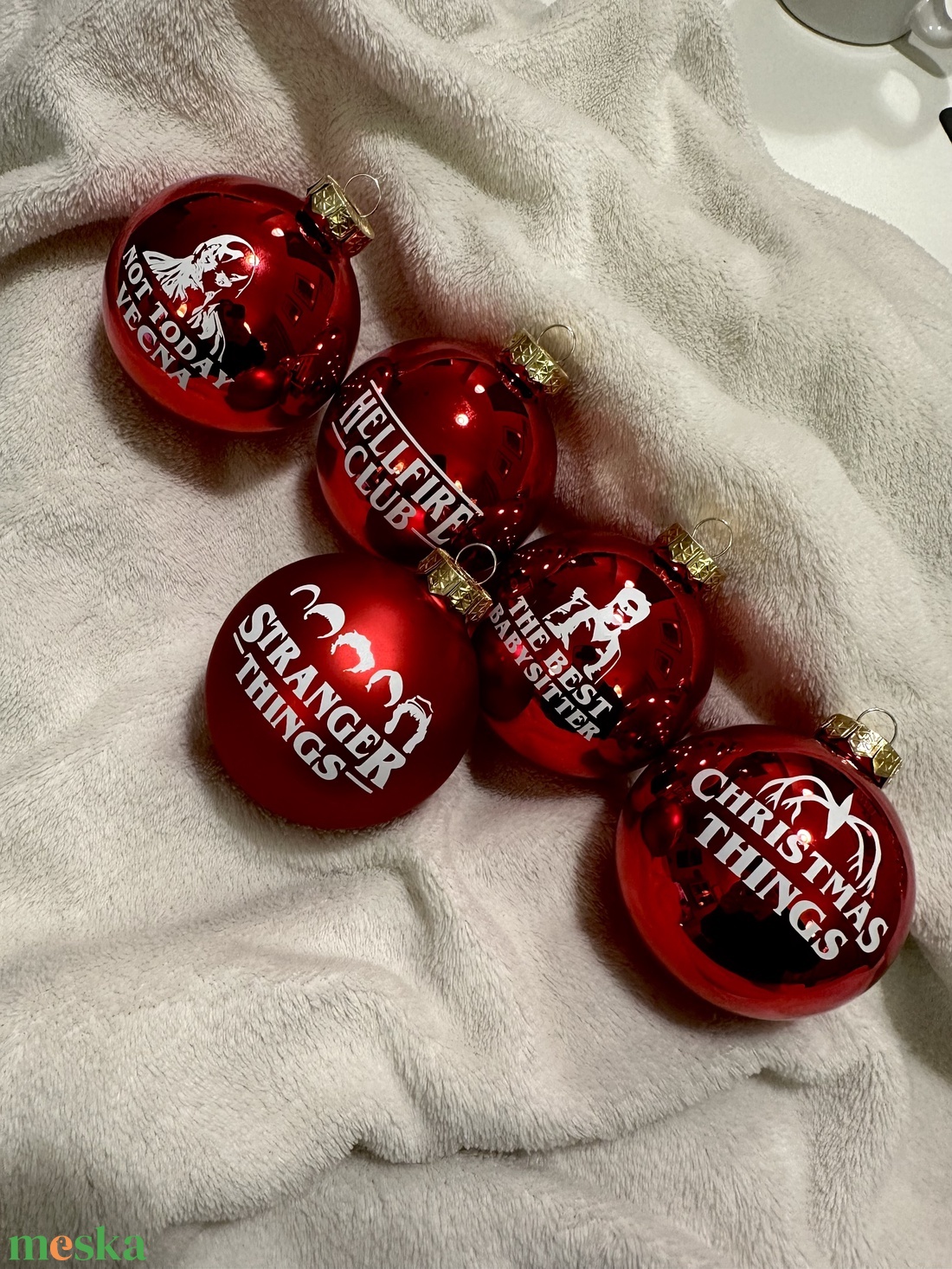 Stranger Things karácsonyfadíszek - karácsony - karácsonyi lakásdekoráció - karácsonyfadíszek - Meska.hu