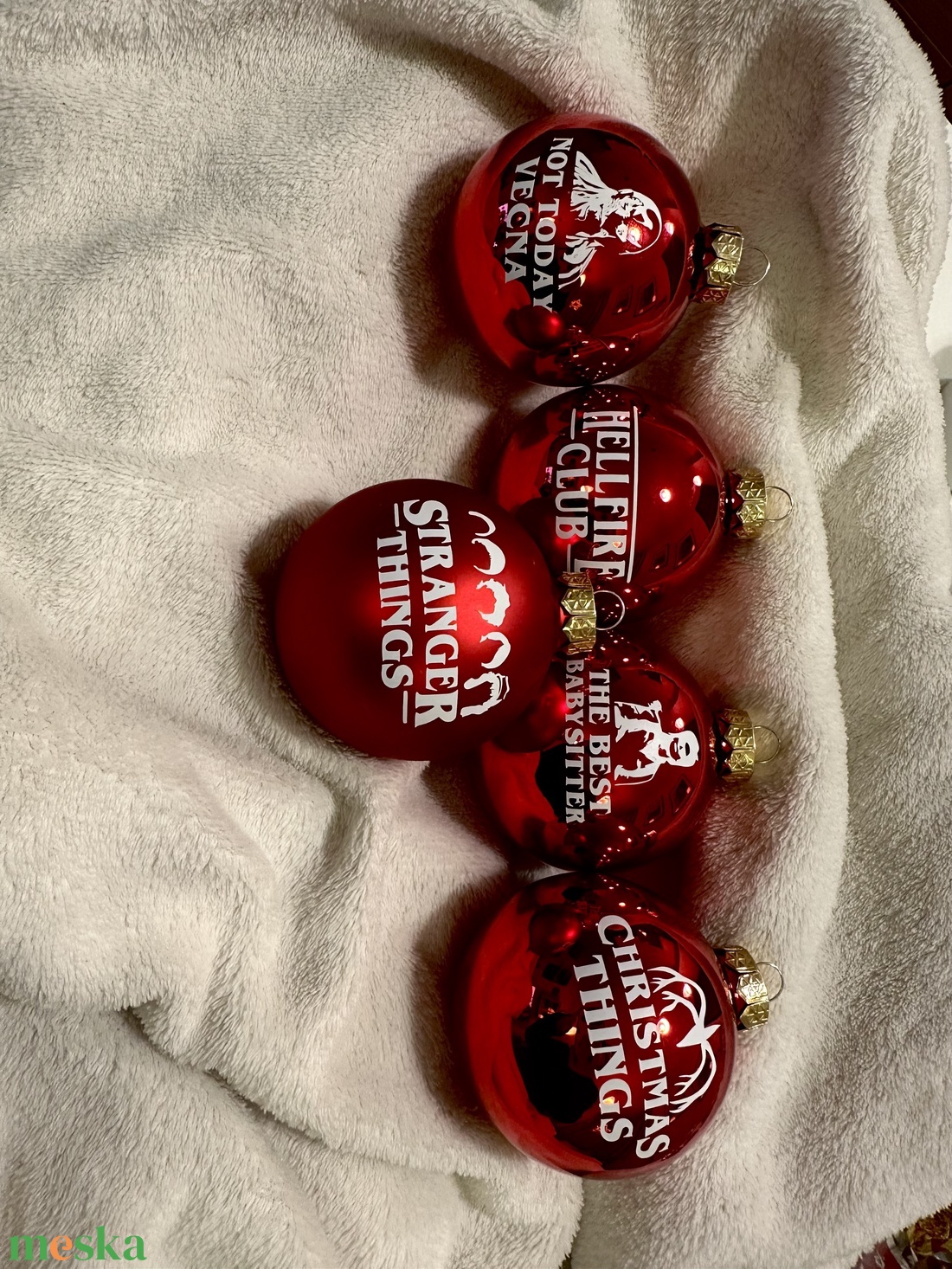 Stranger Things karácsonyfadíszek - karácsony - karácsonyi lakásdekoráció - karácsonyfadíszek - Meska.hu