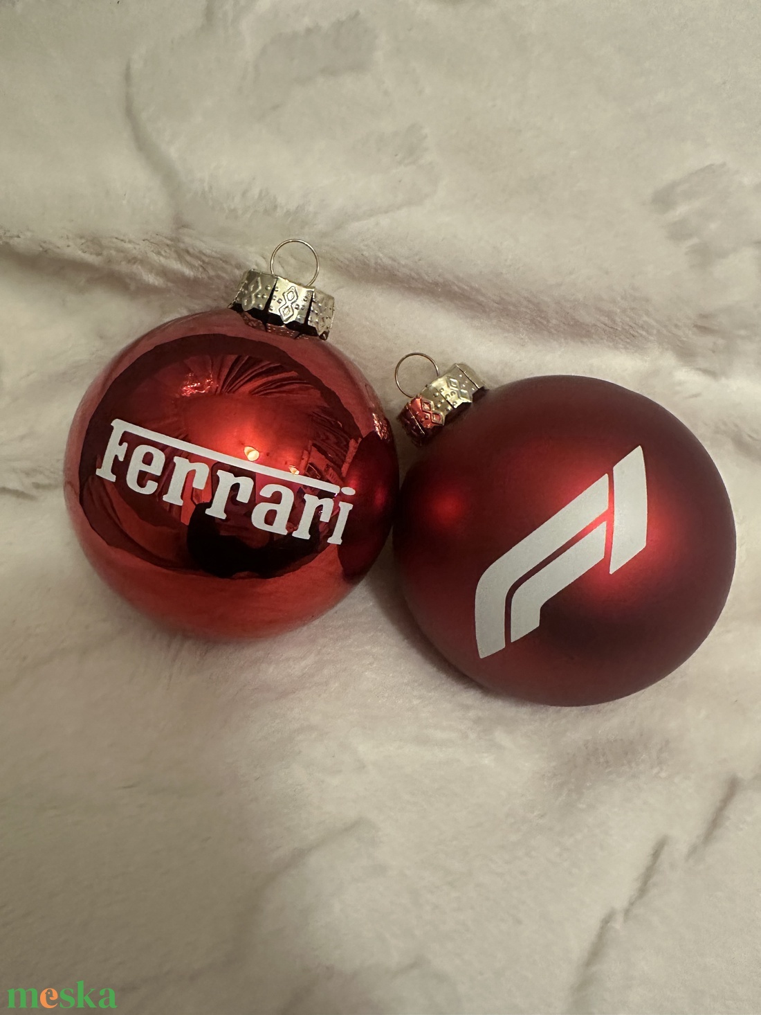 F1 Ferrari karácsonyfadíszek - karácsony - karácsonyi lakásdekoráció - karácsonyfadíszek - Meska.hu