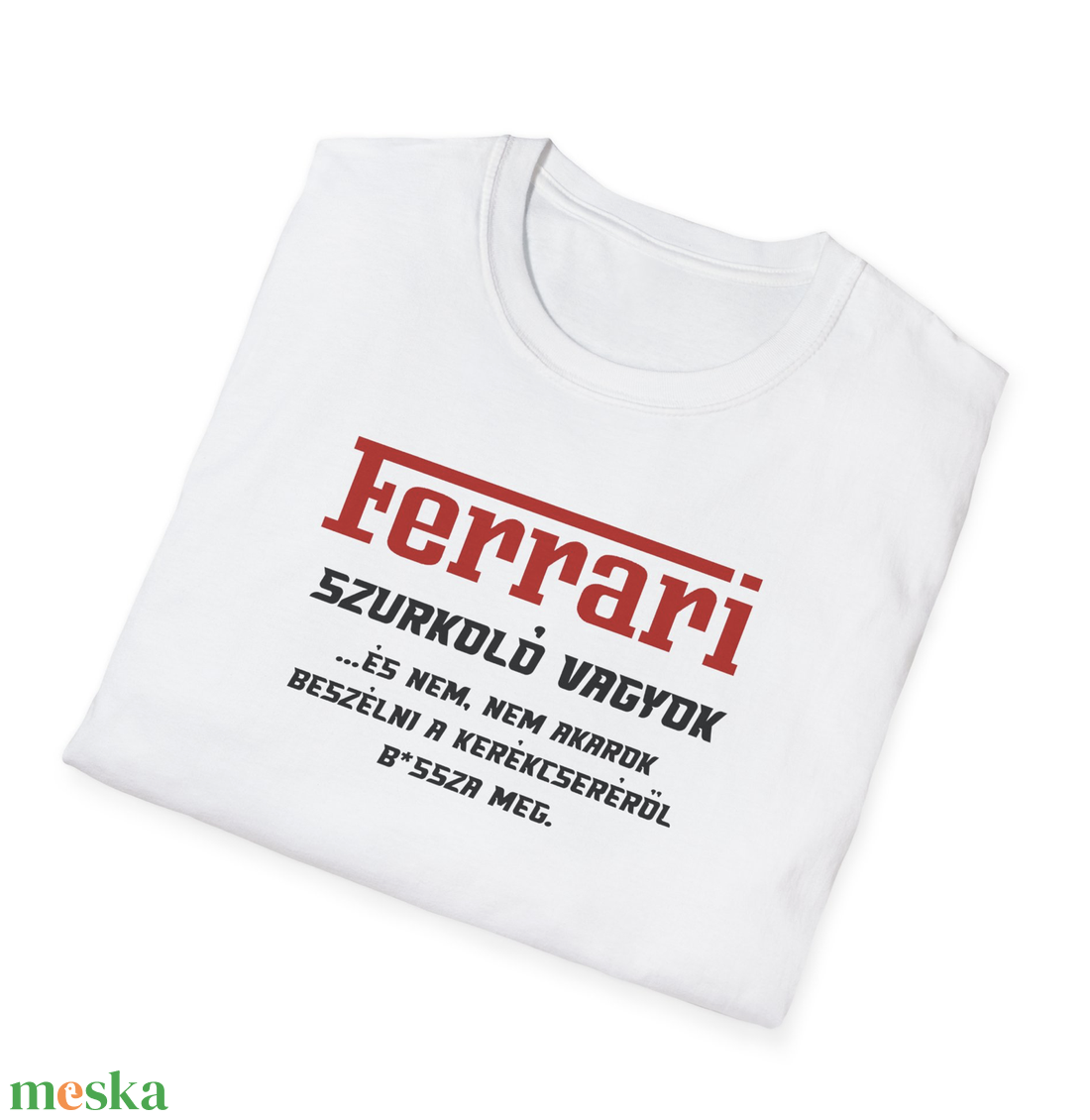 F1 Ferrari vicces póló - ruha & divat - férfi ruha - póló - Meska.hu