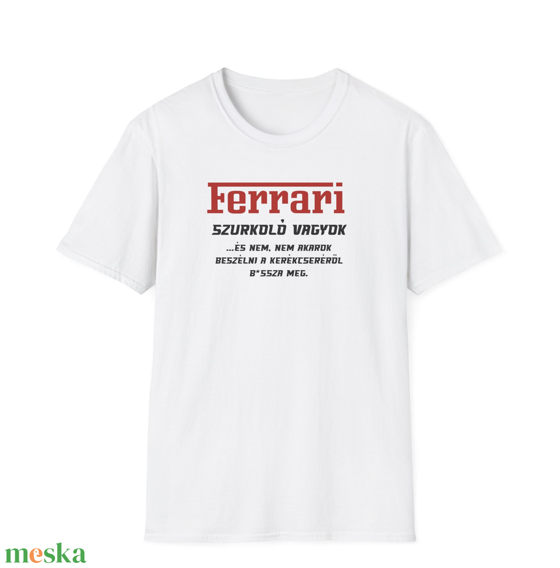 F1 Ferrari vicces póló - ruha & divat - férfi ruha - póló - Meska.hu