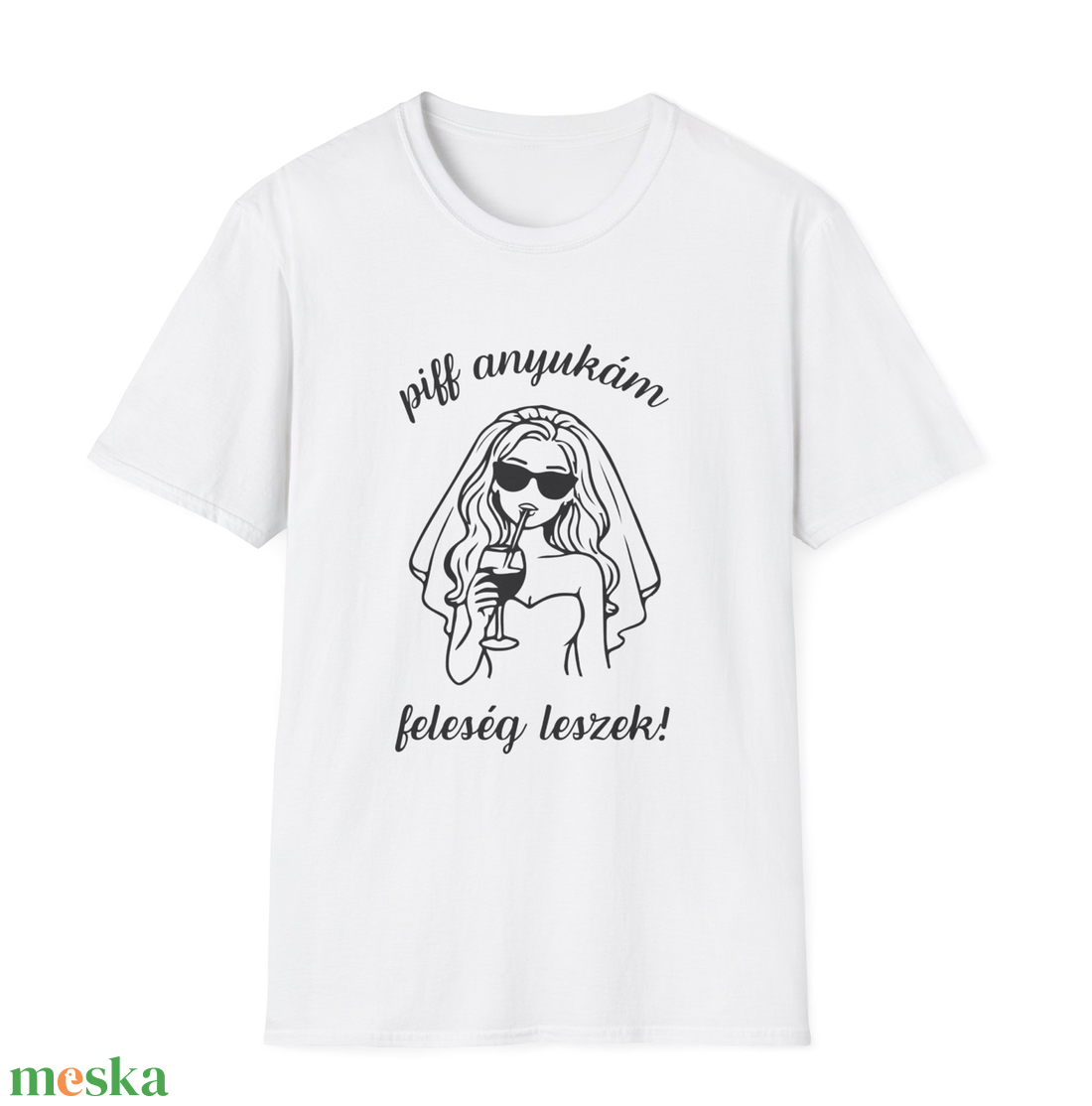Piff anyukám! - vicces menyasszonyi póló - esküvő - lánybúcsú - Meska.hu
