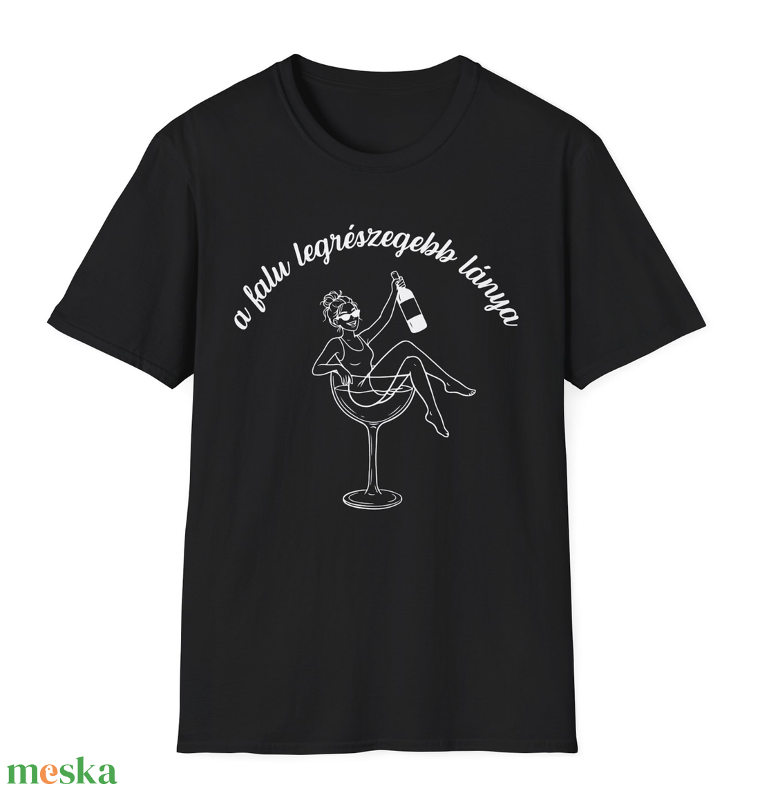 A falu legrészegebb lánya - vicces lánybúcsús póló - esküvő - lánybúcsú - Meska.hu