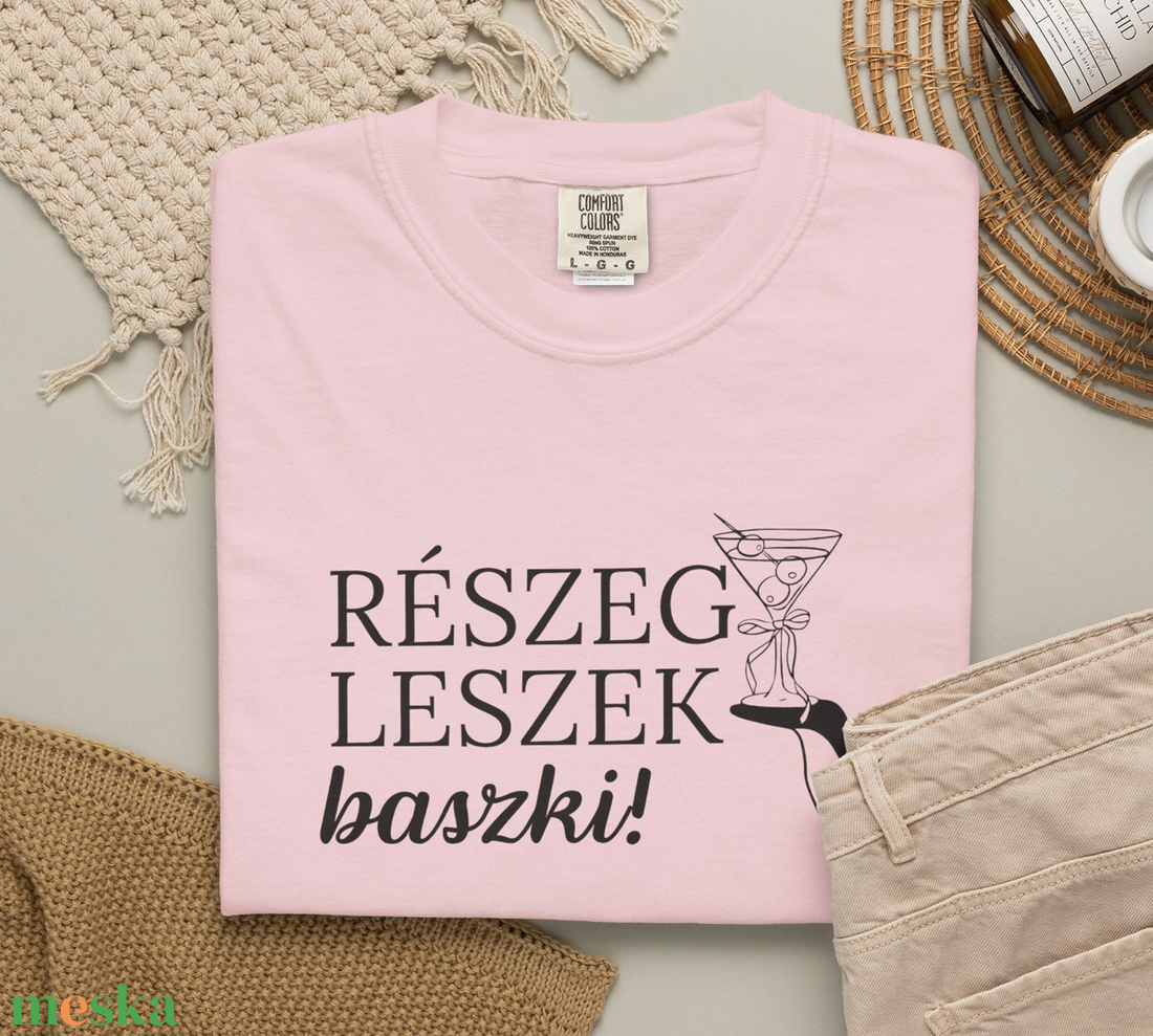 Részeg leszek, baszki! - Vicces menyasszonyi póló - esküvő - lánybúcsú - Meska.hu