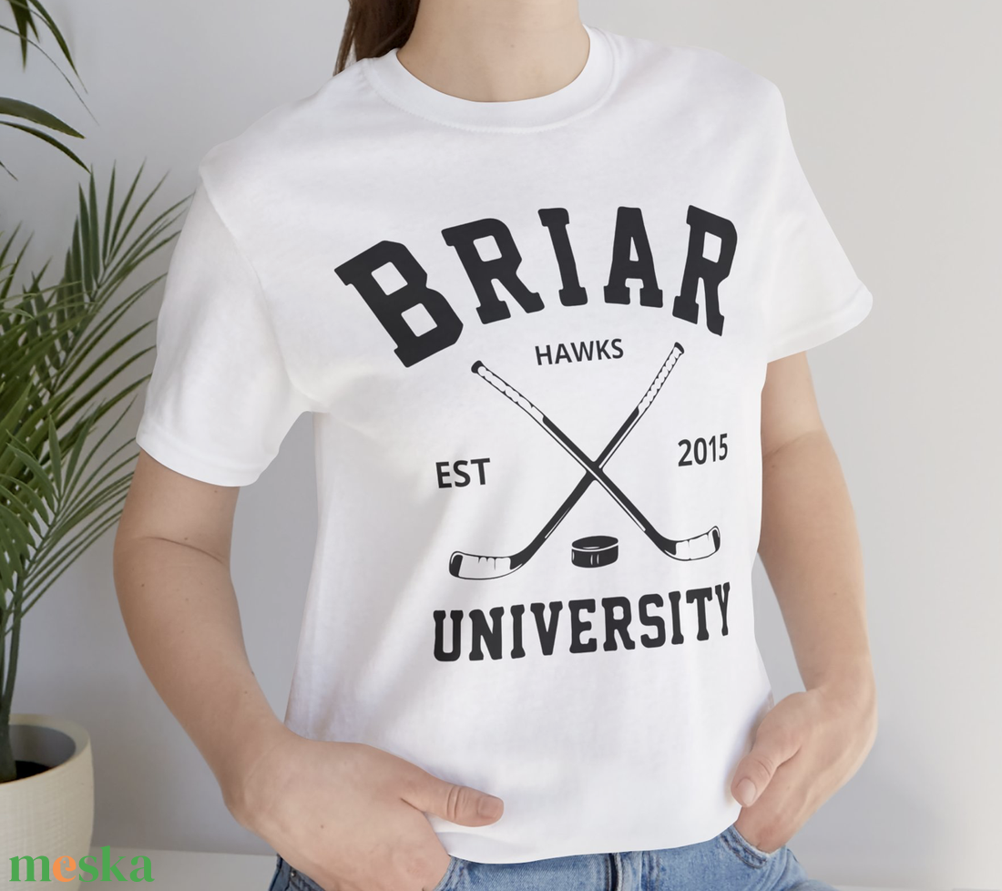 LOGAN #22 Off-Campus: Briar University Hockey Póló  - ruha & divat - női ruha - póló, felső - Meska.hu