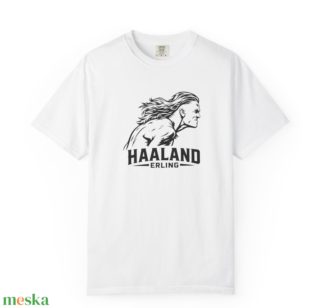 Erling Haaland vicces póló - ruha & divat - férfi ruha - póló - Meska.hu