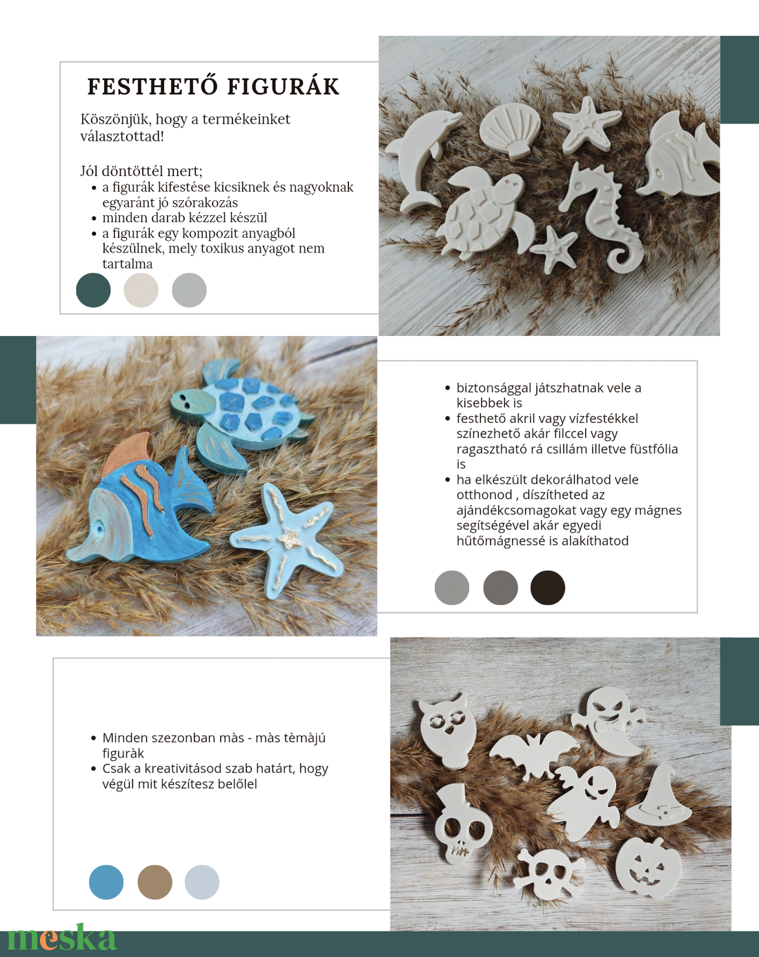 DIY BOX festhető figurk Halloween - diy (csináld magad) - egységcsomag - Meska.hu