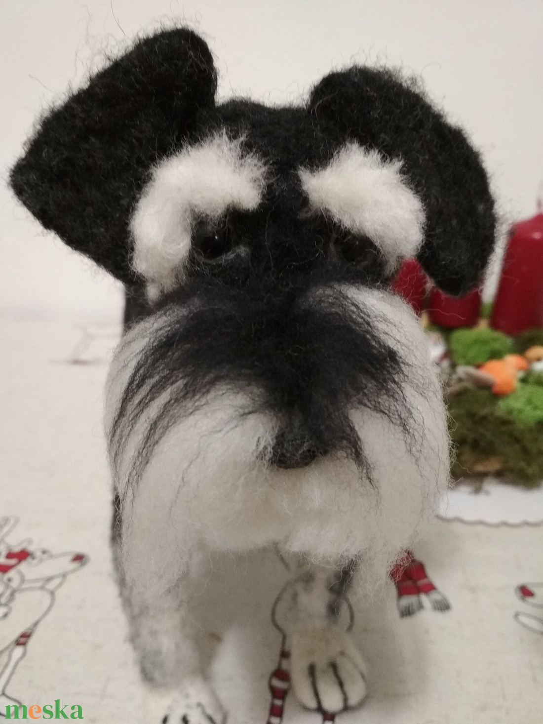 Nemez, tűnemezelt törpe schnauzer kutya - otthon & életmód - dekoráció - ajtó- és ablak dekoráció - ablakdísz - Meska.hu Nemez, tűnemezelt törpe schnauzer kutya - otthon & életmód - dekoráció - ajtó- és ablak dekoráció - ablakdísz - Meska.hu