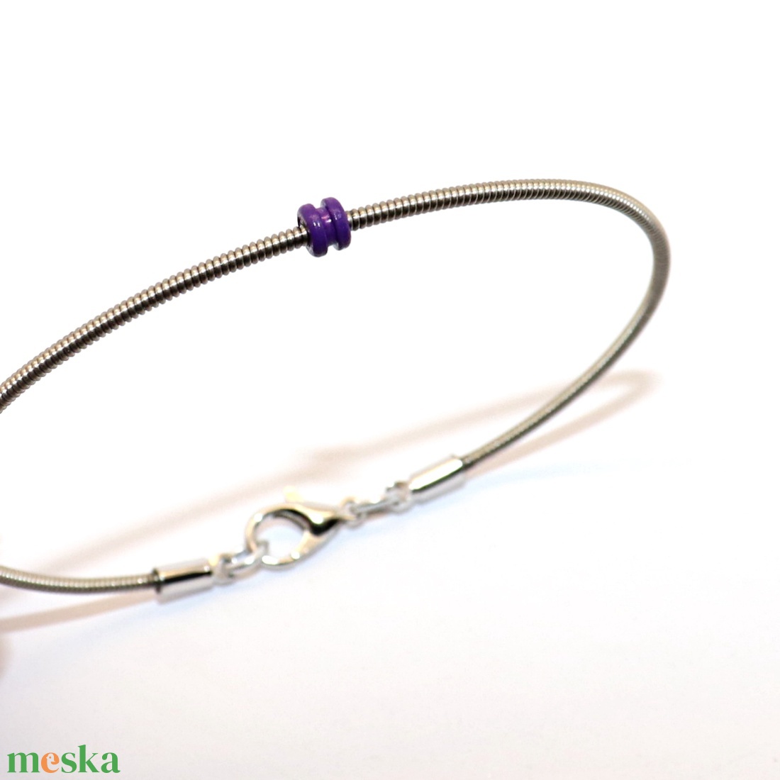Gitárhúr, női karkötő, 18,5 cm (K.01) - ékszer - karkötő - karperec - Meska.hu