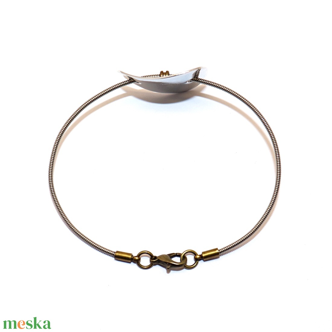 Gitárhúr alumíniummal, női karkötő, 20 cm (K.02) - ékszer - karkötő - karperec - Meska.hu Gitárhúr alumíniummal, női karkötő, 20 cm (K.02) - ékszer - karkötő - karperec - Meska.hu
