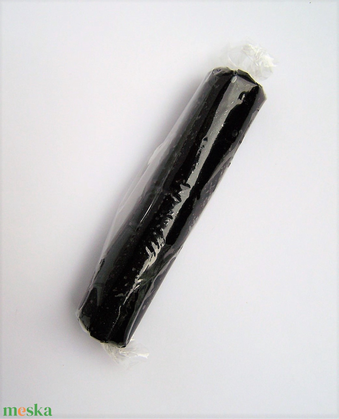 Süthető gyurma - Plast-Kitt, 6 dkg fekete - kellékek & szerszámok - gyurma - kiégethető gyurma - Meska.hu