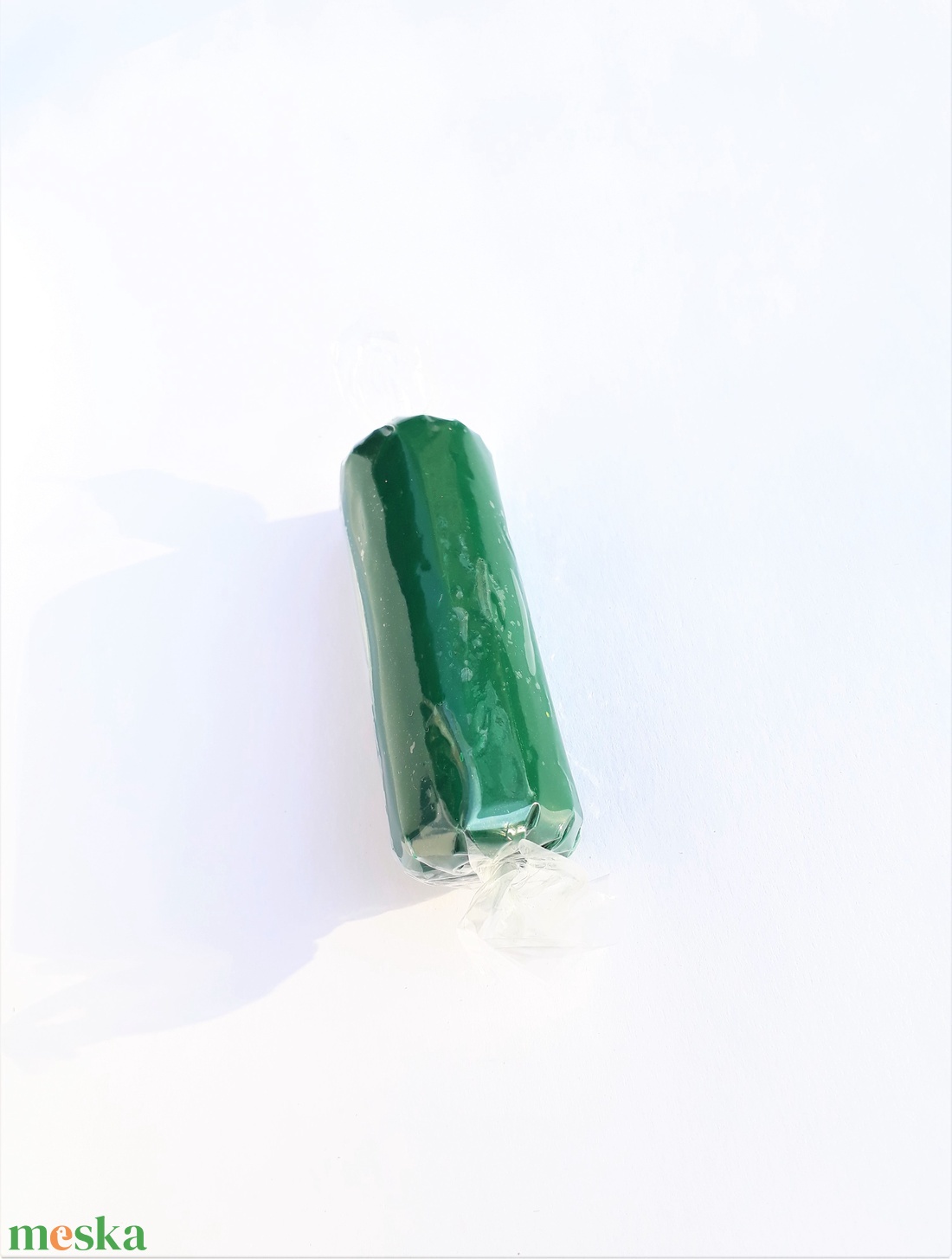 Süthető gyurma palackzöld - Plast-Kitt, 3 dkg - kellékek & szerszámok - gyurma - kiégethető gyurma - Meska.hu
