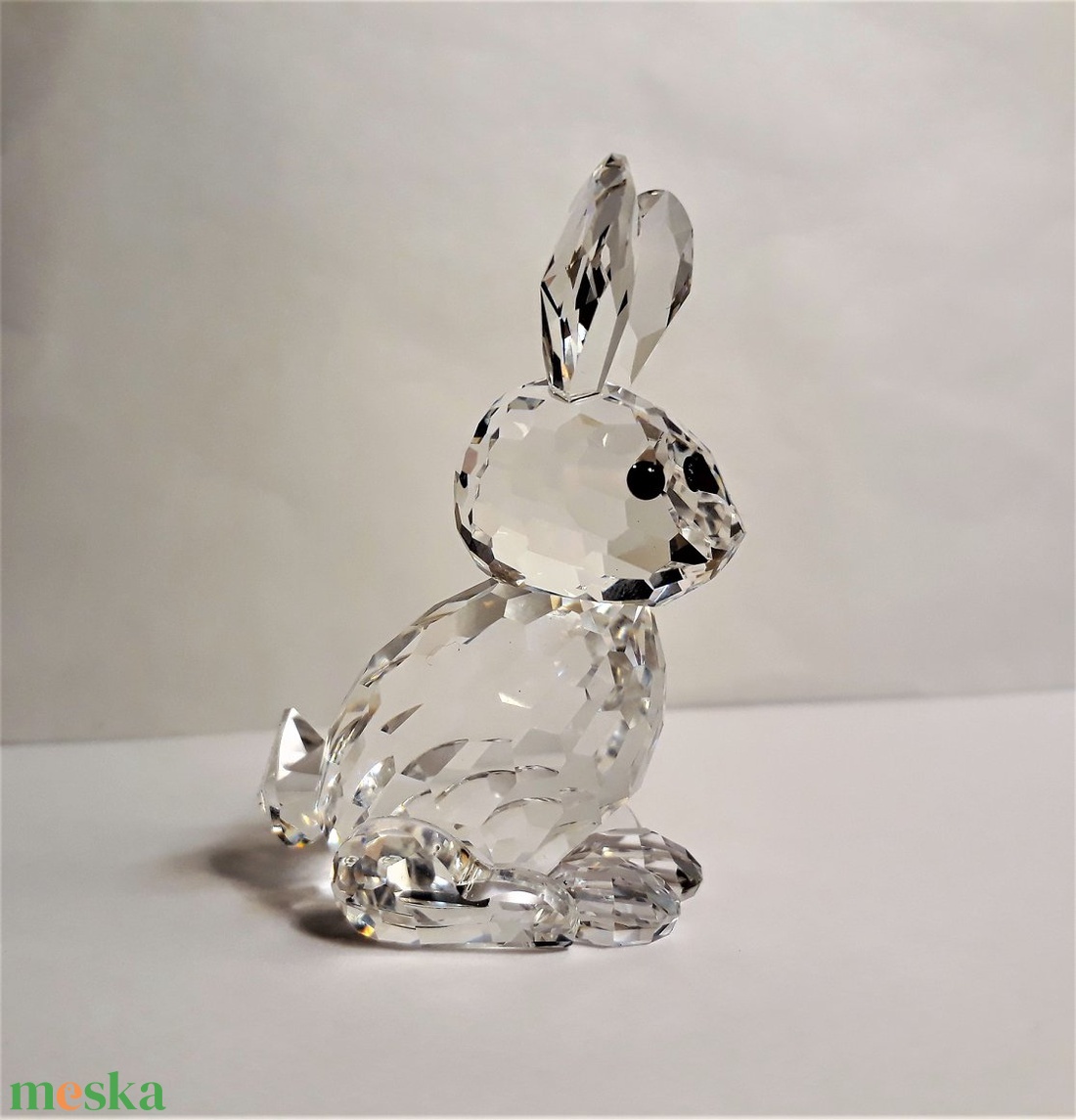 Swarovski nyuszi - Mother rabbit - otthon & életmód - dekoráció - dísztárgy - Meska.hu
