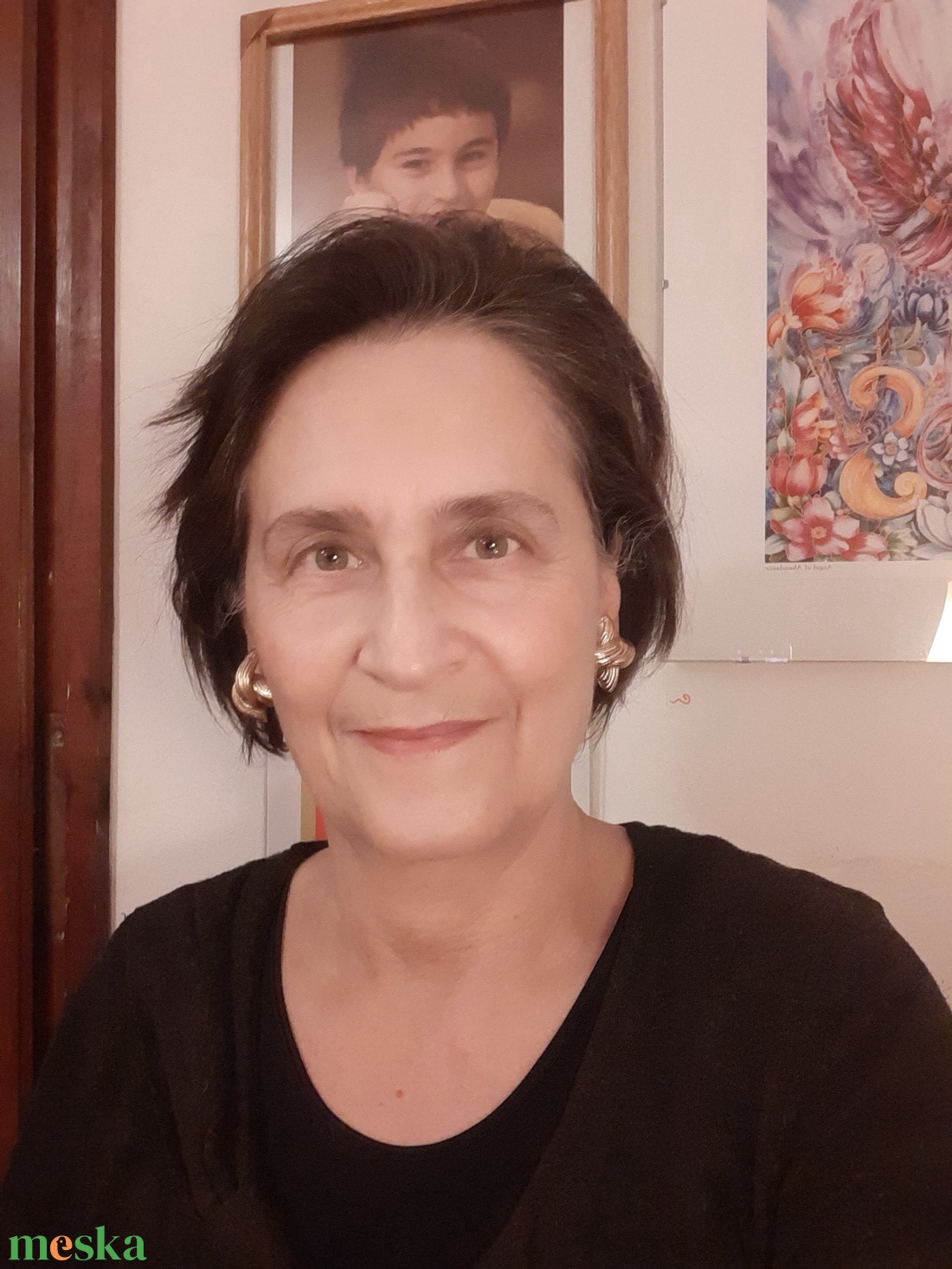  Arany keresz recés klipsz - ékszer - fülbevaló - klipsz - Meska.hu