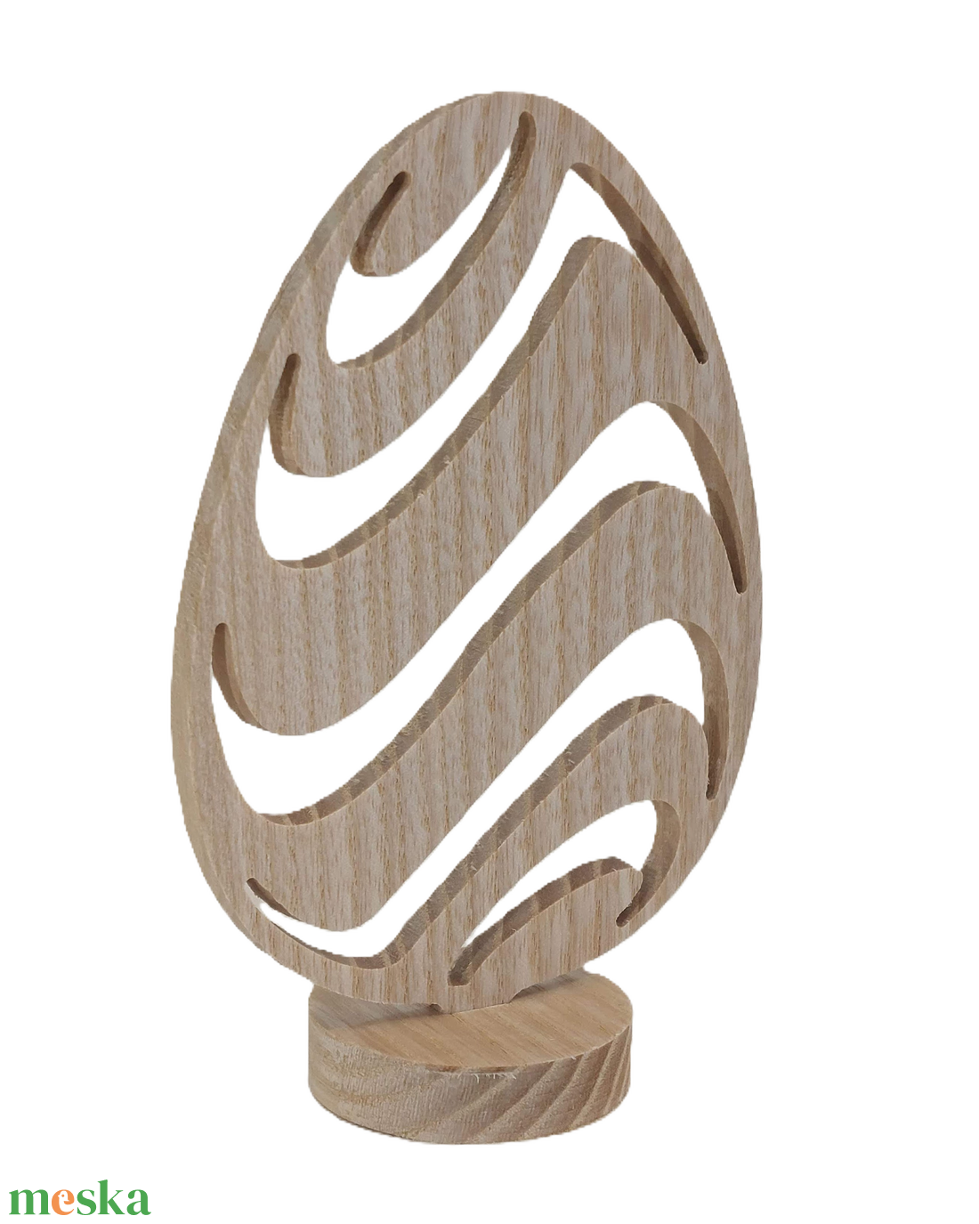 Húsvéti talpas tojás, hullámos mintával  - otthon & életmód - dekoráció - dísztárgy - Meska.hu