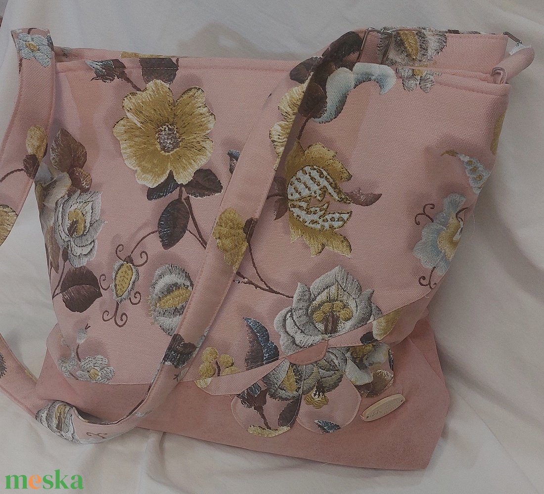 Virágos táska - táska & tok - kézitáska & válltáska - válltáska - Meska.hu