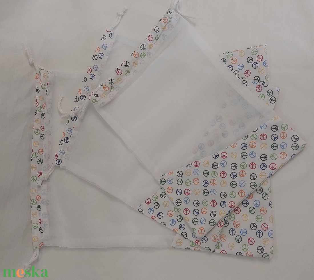 Bevásló öko szett - táska & tok - bevásárlás & shopper táska - zöldség/gyümölcs zsák - Meska.hu