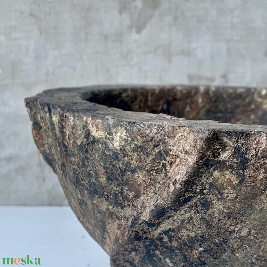 Uneri - Ahol a lélek hullámai csendesednek el - wabi-sabi, otthon, egyedi, papírbeton, minimalista, dekoráció, tál - otthon & életmód - dekoráció - asztal és polc dekoráció - dekorációs tál, tartó - Meska.hu